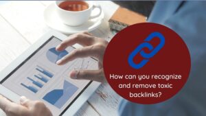 recognize and remove toxic backlinks